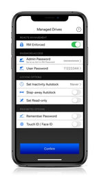 iStorage datAshur BT 32 GB | Encrypted Secure Flash Drive | Unlock via Smartphone Using Bluetooth | FIPS 140-2 Level 3 Certified | Remote Management Ready
