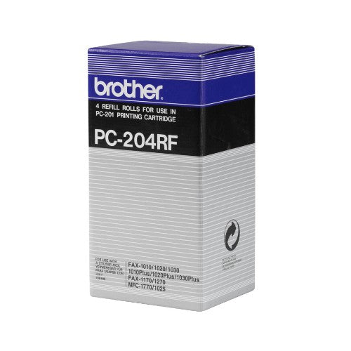 Brother PC-204RF Thermal-transfer roll, 4x420 pages Pack=4 for Brother Fax 1010