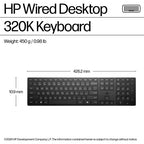 HP 320K Wired Keyboard