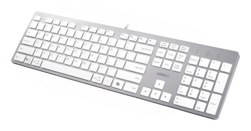 Adesso AKB-730UW keyboard Home/Office USB QWERTY UK International White