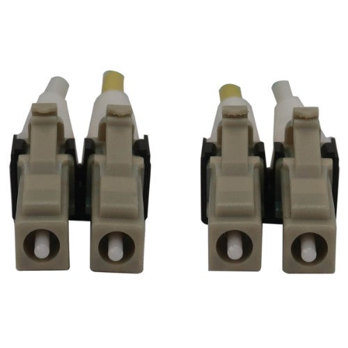 Tripp Lite N820X-01M 400G Multimode 50/125 OM3 Switchable Fiber Optic Cable (Duplex LC-PC M/M), LSZH, Aqua, 1 m (3.3 ft.)