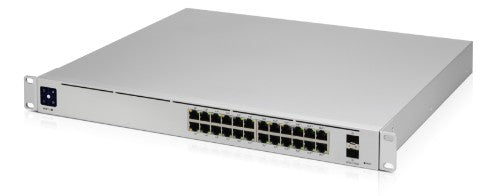 Ubiquiti UniFi Pro 24-Port PoE Managed L2/L3 Gigabit Ethernet (10/100/1000) Power over Ethernet (PoE) 1U Silver