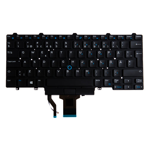 Origin Storage N/B KBD Latitude E5450 Swedish Layout 83 Keys Non-Backlit Single Point