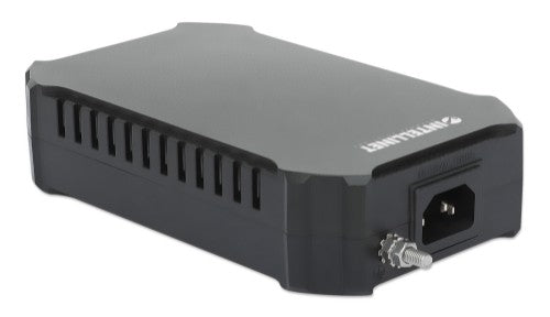 Intellinet 10G PoE++ Injector One 95 W Port, IEEE 802.3bt (4PPoE) Compliant, Metal Housing, Wall-mount Option (with UK power cord)