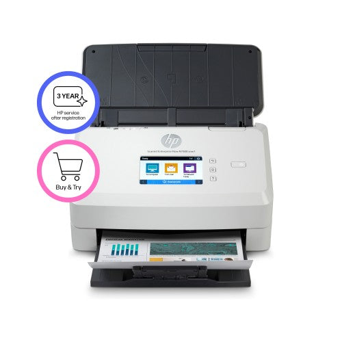 HP Scanjet Enterprise Flow N7000 Sheet-fed scanner 600 x 600 DPI A4 White