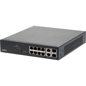 Axis 01191-003 network switch Managed Gigabit Ethernet (10/100/1000) Power over Ethernet (PoE) 1U Black