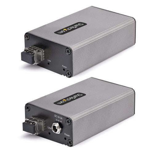 StarTech.com 2-Port USB 3.0 Extender over OM3 Multimode Fiber - LC/LC - 2x 5Gbps USB-A Hub - 350m (1150ft) Range - Durable USB Fiber Optic Extender - Optical USB Extender - TAA