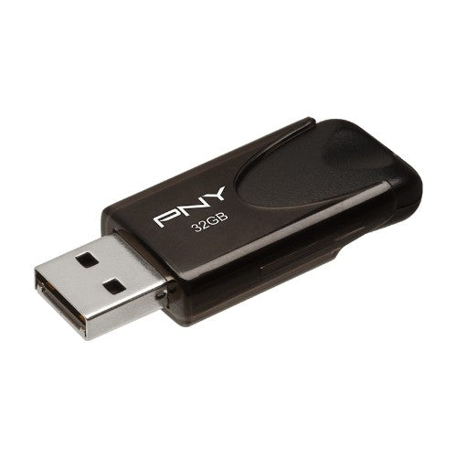 PNY Attaché 4 USB 2.0 USB flash drive 32 GB USB Type-A Black