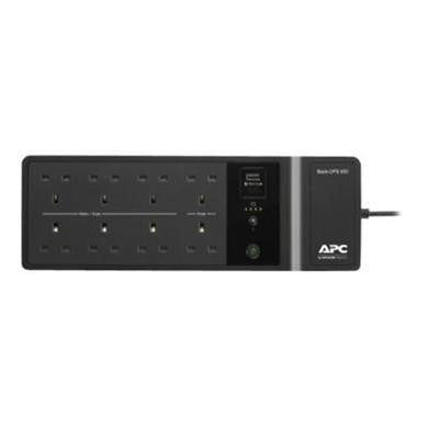 APC Back-UPS, 650VA/400W Floor/Wall Mount, 230V, 8x British BS1363A outlets, USB Type A Port, User Replaceable Battery