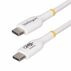 StarTech.com 6.6ft (2m) USB-C Charging Cable, Charge & Sync, 240W (5A) PD EPR, USB 2.0 Laptop Charger Cable, USB-IF Certified, TPE Jacket - White USB C Charging Cord