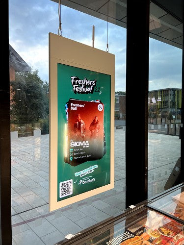 Allsee Technologies HDS43HD8 Signage Display Double sided totem 109.2 cm (43") LCD Wi-Fi 700 cd/m² Full HD White Built-in processor Android 5.1.1 24/7