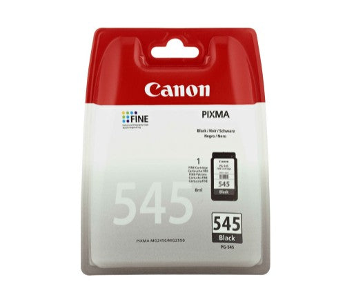 Canon 8287B004/PG-545 Printhead cartridge black Blister, 180 pages 8ml for Canon Pixma MG 2450