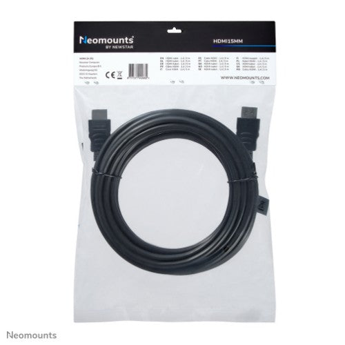 Neomounts HDMI15MM HDMI cable - 5 metres
