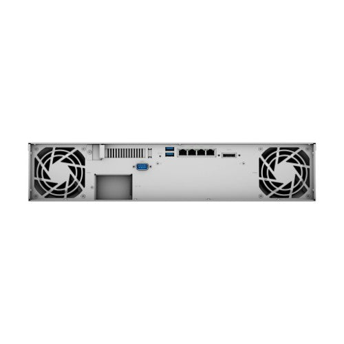 Synology RackStation RS1219+ NAS/storage server Rack (2U) Intel Atom® C2538 2 GB DDR3 0 TB DiskStation Manager Black