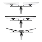 StarTech.com Desk Mount Dual Monitor Arm with Crossbar, Up To 27" Displays, VESA 75x75/100x100, Max 33lb/15kg, C-Clamp, Fully Articulating, Mechanical Spring, TAA