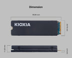 Kioxia LSC11K4T09G8 internal solid state drive 4.1 TB M.2 PCI Express 4.0 NVMe BiCS FLASH TLC