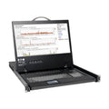 Tripp Lite B040-008-19 NetController 8-Port 1U Rack-Mount Console KVM Switch with 19-in. LCD