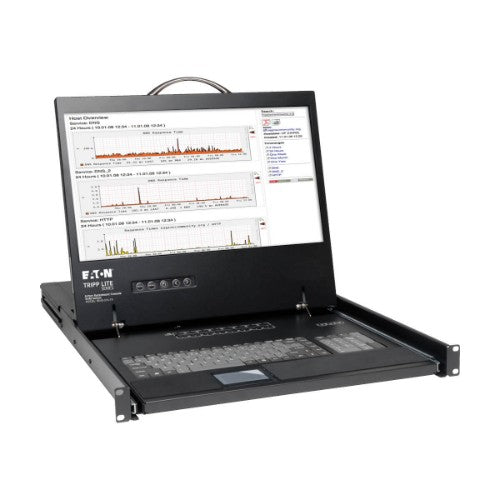 Tripp Lite B040-008-19 NetController 8-Port 1U Rack-Mount Console KVM Switch with 19-in. LCD