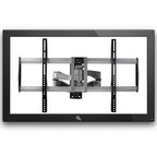 StarTech.com Full Motion TV Wall Mount - Heavy Duty Articulating TV Wall Mount Bracket for 32" to 75" (165lb/75kg) VESA Display - Universal Adjustable Tilt/Swivel Flat Screen Arm - Silver - TAA