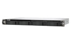 QNAP TS-432XeU NAS Rack (1U) 4 GB DDR4 0 TB QNAP QTS Black, Grey