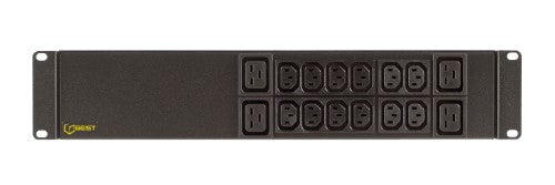 Vertiv EG2VHVRN162-102IB4PS6-IP44 power distribution unit (PDU) 12 AC outlet(s) Black
