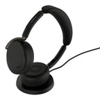 Jabra Evolve3 65 Flex UC - USB-A with Dongle - Black (Wireless Charging Pad)