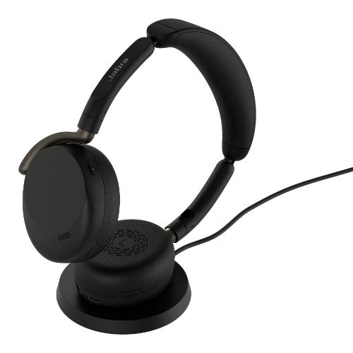 Jabra Evolve3 65 Flex UC - USB-A with Dongle - Black (Wireless Charging Pad)