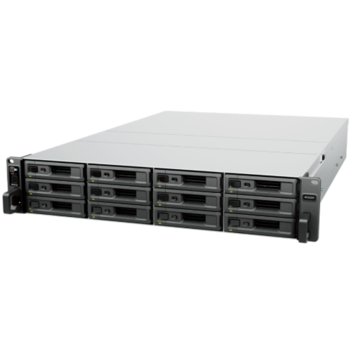 Synology RX1225RP disk array Rack (2U) Black, Silver
