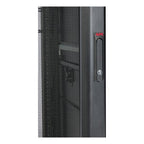 APC NetShelter AV, Server Rack Enclosure, 42U, 10-32 Threaded Rails, Black, 1991H x 600W x 825D mm
