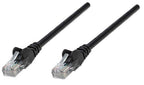 Intellinet Network Patch Cable, Cat5e, 5m, Black, CCA, U/UTP, PVC, RJ45, Gold Plated Contacts, Snagless, Booted, Lifetime Warranty