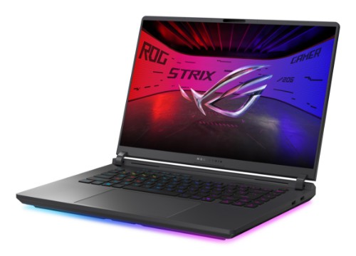 ASUS ROG Strix G16 G615LW-S5007W laptop Intel Core Ultra 9 275HX 40.6 cm (16") WQXGA 32 GB DDR5-SDRAM 1 TB SSD NVIDIA GeForce RTX 5080 Wi-Fi 7 (802.11be) Windows 11 Home Black, Grey
