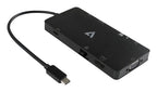 V7 UCMINIDOCK-ALTHV laptop dock/port replicator Docking USB 3.2 Gen 1 (3.1 Gen 1) Type-C Black