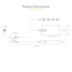 StarTech.com 4-Port USB Hub - USB 3.0 5Gbps, Bus Powered, USB-A to 4x USB-A Hub w/ Optional Auxiliary Power Input - Portable Desktop/Laptop USB Hub, 1ft/30cm Cable, USB Expansion Hub