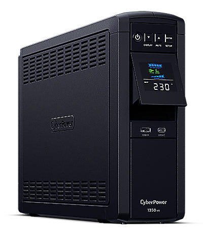 CyberPower CP1350EPFCLCD-UK uninterruptible power supply (UPS) Line-Interactive 1.35 kVA 810 W 6 AC outlet(s)