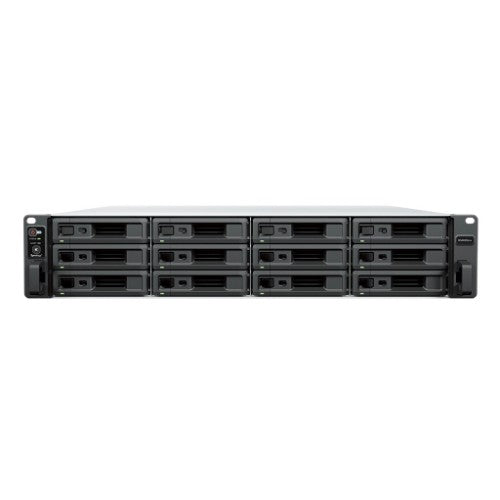 Synology RackStation RS4826XS+ NAS/storage server Rack (2U) Intel® Xeon® D-1739 16 GB DDR4 Black, Silver