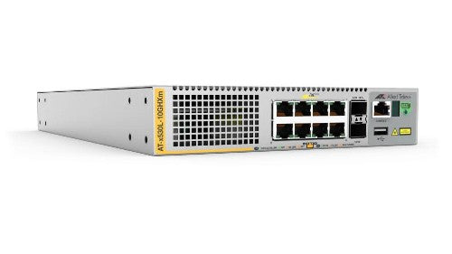 Allied Telesis AT-X530L-10GHXM-50 Managed L3 5G Ethernet (100/1000/5000) Power over Ethernet (PoE) Grey