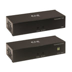 Tripp Lite B127A-111-BHTH HDMI over Cat6 Extender Kit, Transmitter and Receiver with Repeater, 4K 60Hz, 4:4:4, IR, HDR, PoC, 230 ft., TAA