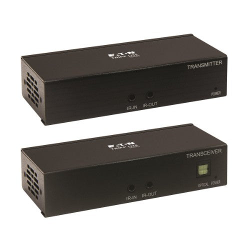 Tripp Lite B127A-111-BHTH HDMI over Cat6 Extender Kit, Transmitter and Receiver with Repeater, 4K 60Hz, 4:4:4, IR, HDR, PoC, 230 ft., TAA
