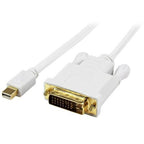 StarTech.com 6 ft Mini DisplayPort to DVI Active Adapter Converter Cable - mDP to DVI 1920x1200 - White