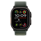 Apple 49mm Green Trail Loop - M/L - Black Titanium Finish