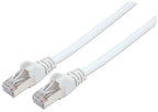 Intellinet Network Patch Cable, Cat6, 20m, White, Copper, S/FTP, LSOH / LSZH, PVC, RJ45, Gold Plated Contacts, Snagless, Booted, Lifetime Warranty