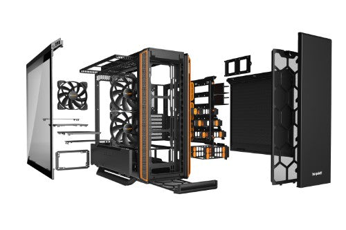 be quiet! Silent Base 801 Window Midi Tower Black, Orange
