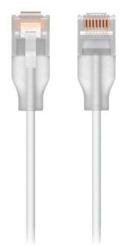 Ubiquiti UACC-Cable-Patch-EL-0.15M-W-24 networking cable Translucent, White Cat6