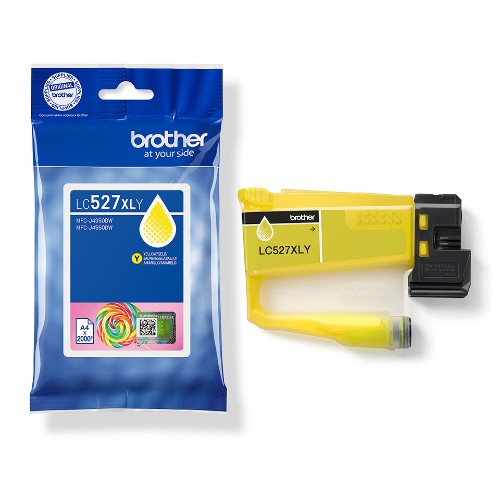 Brother LC-527XLY Ink cartridge yellow high-capacity, 2K pages ISO/IEC 19752 for Brother MFC-J 4350