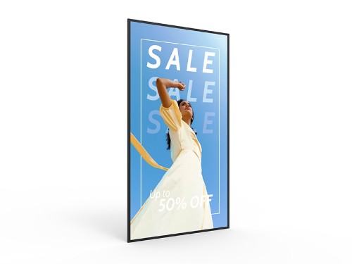 Allsee Technologies E55P1 Signage Display Digital signage flat panel 139.7 cm (55") LCD 350 cd/m² 4K Ultra HD Black