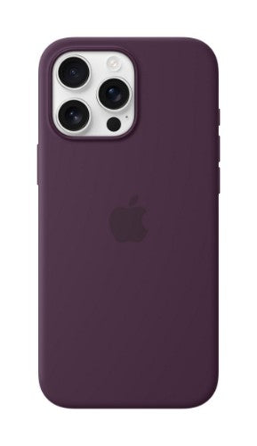 Apple iPhone 16 Pro Max Silicone Case with MagSafe - Plum