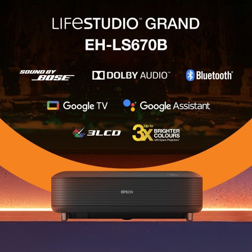 Epson Lifestudio Grand — EH-LS670B Metallic black