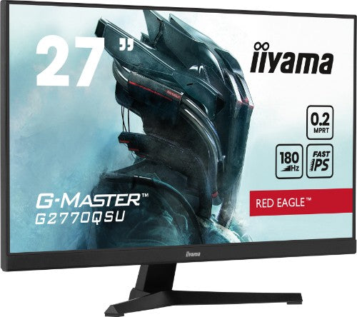 iiyama G-MASTER Unleash your full gaming potential with the Fast IPS G2770QSU Red Eagle