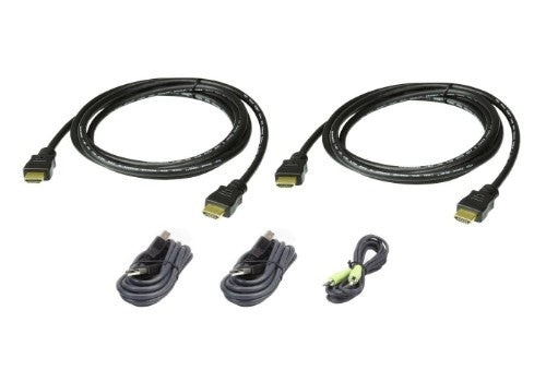 ATEN HDMI Dual Display Secure KVM; 1,8M USB HDMI Dual Display