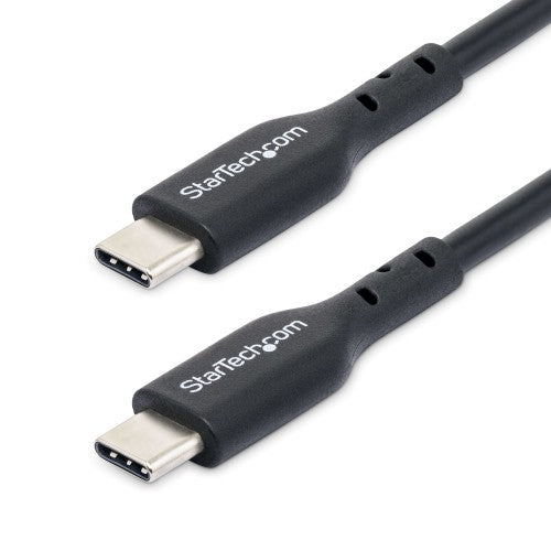 StarTech.com 6.6ft (2m) USB-C Charging Cable, Charge & Sync, 60W (3A) PD, USB 2.0 Laptop Charger Cable - Black USB C Charging Cord